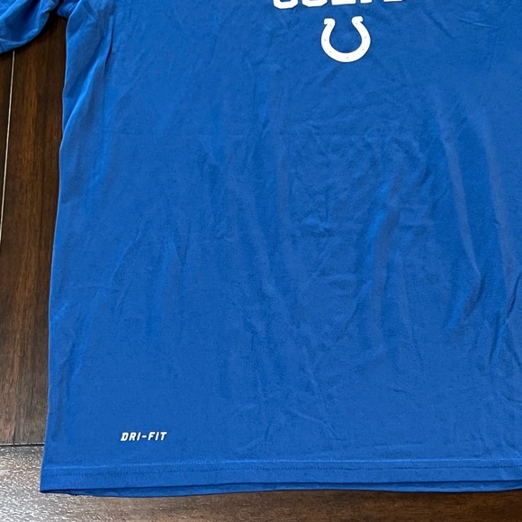 RARE 2015 NWT Nike Dri-Fit PROPERTY OF INDIANAPOLIS COLTS PERFORMANCE SHIRT L - Picture 5 of 9